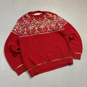 Vintage 60s/70s Jantzen Cotton Fair Isle Sweater